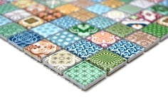 mosaico in ceramica effetto patchwork