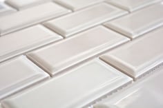 mosaico ceramica mattoncino grigio