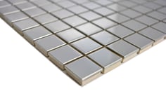 mosaico metallo effetto acciaio