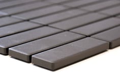 mosaico opaco in ceramica non smaltata colore grigio. 3,10 Euro al foglio