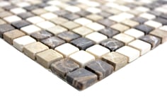 mosaico marmo Emperador multicolor