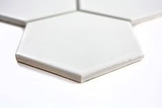 mosaico esagonale bianco mat