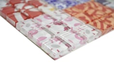 mosaico vetro colorato patchwork