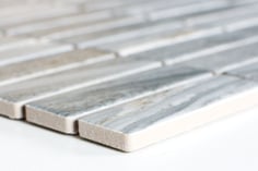 mosaico in ceramica a mattoncino effetto pietra