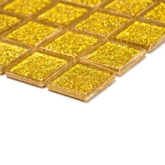 mosaico vetro Glitter Oro
