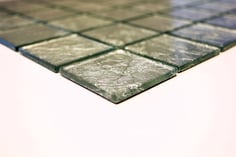 mosaico vetro tessera 48mm foglia argento