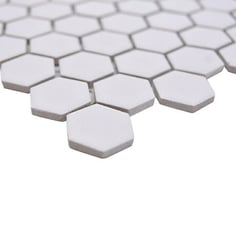 Mosaico Esagoni BIANCO ANTISCIVOLO MAT