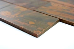 mosaico metallo rame 