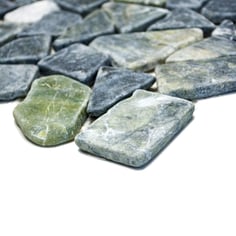 mosaico palladiana marmo verde