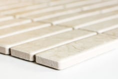 mosaico in ceramica a mattoncino effetto pietra