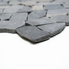 mosaico palladiana marmo Nero Marquinia