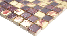 Mosaico 15mm Junior MIX BORDEAX