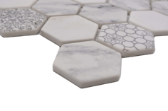 mosaico esagonale patchwork