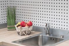 mosaico ceramica colore bianco nero opaco