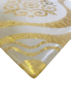 Mosaico Decoro Vetro Foglia Oro Orient Gold 30x30x1cm