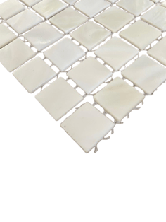 Mosaico Madreperla Bianco Candido lucido