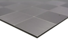 mosaico adesivo effetto metallo