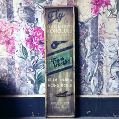 Vintage Board Honolulu Clipper