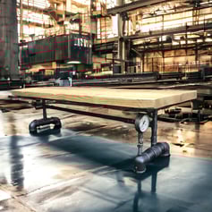 Steampunk Couchtisch