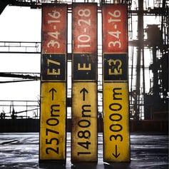 Vintage Taxiway Signs