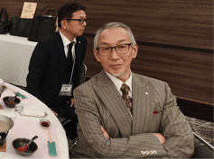 懇親会の後藤部長