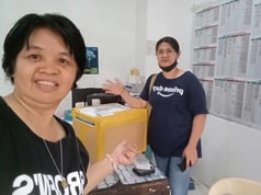 完成したアイテムを国際郵便