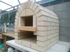 オリジナルピザ釜（石窯）設計・施工　ピザ釜　石釜　庭匠（にわしょう）奈良県北葛城郡広陵町