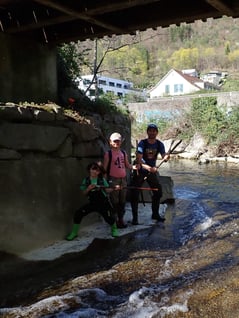 Am Ziel: Hier ist die Mündung in die Ergolz.