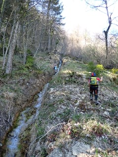 Hier wurde es richtig Steil.