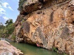 Ganz lassen, konnte ich das Klettern auch heute nicht.