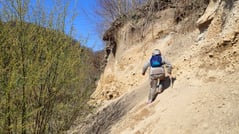 Umgehung im steilen Gelände erfolgreich gemeistert :-)