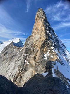 Eine weitere Steilstufe mit Fixseil.