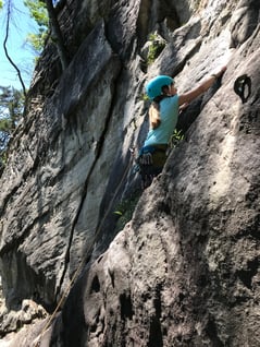 2020/06: Klettern im Sektor Bockstore Interlaken