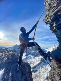 2020/09: Auf dem Mittellegi-Grat (CH/BE)