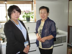 メーカーの方と一緒に素敵な笑顔でパシャリ