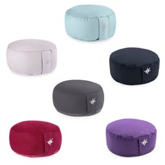 Meditationskissen rund Buchweizenschalen Kurma