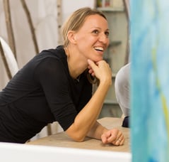 Atelier Jana Martin, Bildende Kunst, Künstlerin, Malerei, Incentive Arts, Coaching, Foto Daniel Pufe