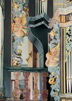 Ausschnitt Orgelprospekt