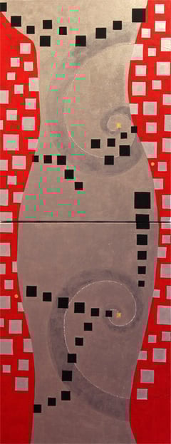 Elegante 37-38 F6×2 318mm×820mm(2pieces)   Acrylic 2012