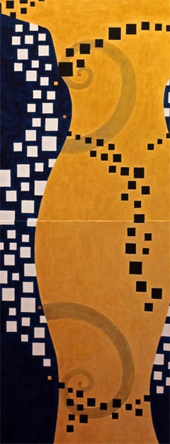 Elegante 33-34 P10×2 410mm×1060mm(2pieces)   Acrylic 2012