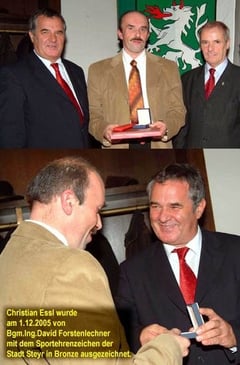 überreicht durch BGM Ing. David Forstenlechner