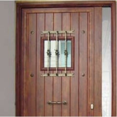 Accesorio en oro envejecido puertas entrada