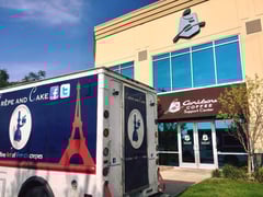 Crepe and Cake business lunch at Caribou mn Minnesota