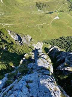 Was für ein cooler langer Grat!
