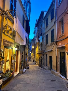 Die engen Gassen von Portovenere.