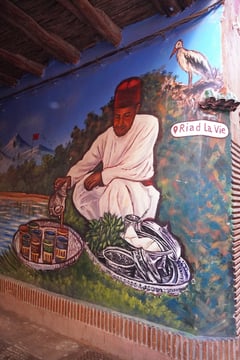 Malkunst in den Gassen.