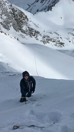 Gipfelanstieg Gross Leckihorn