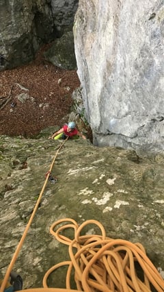 07/2019: Klettern mit Tanja im Get Wet Canyon (CH/SO)