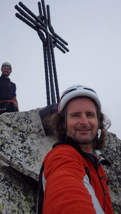 Beim Gipfelkreuz
