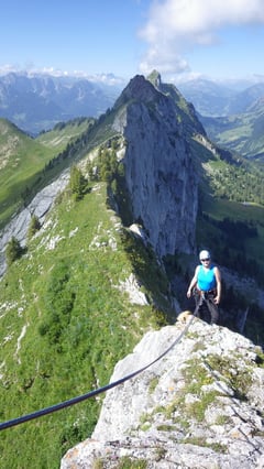 und auf der Südwestkannte.